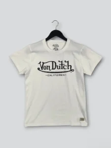Von Dutch White Logo Tee